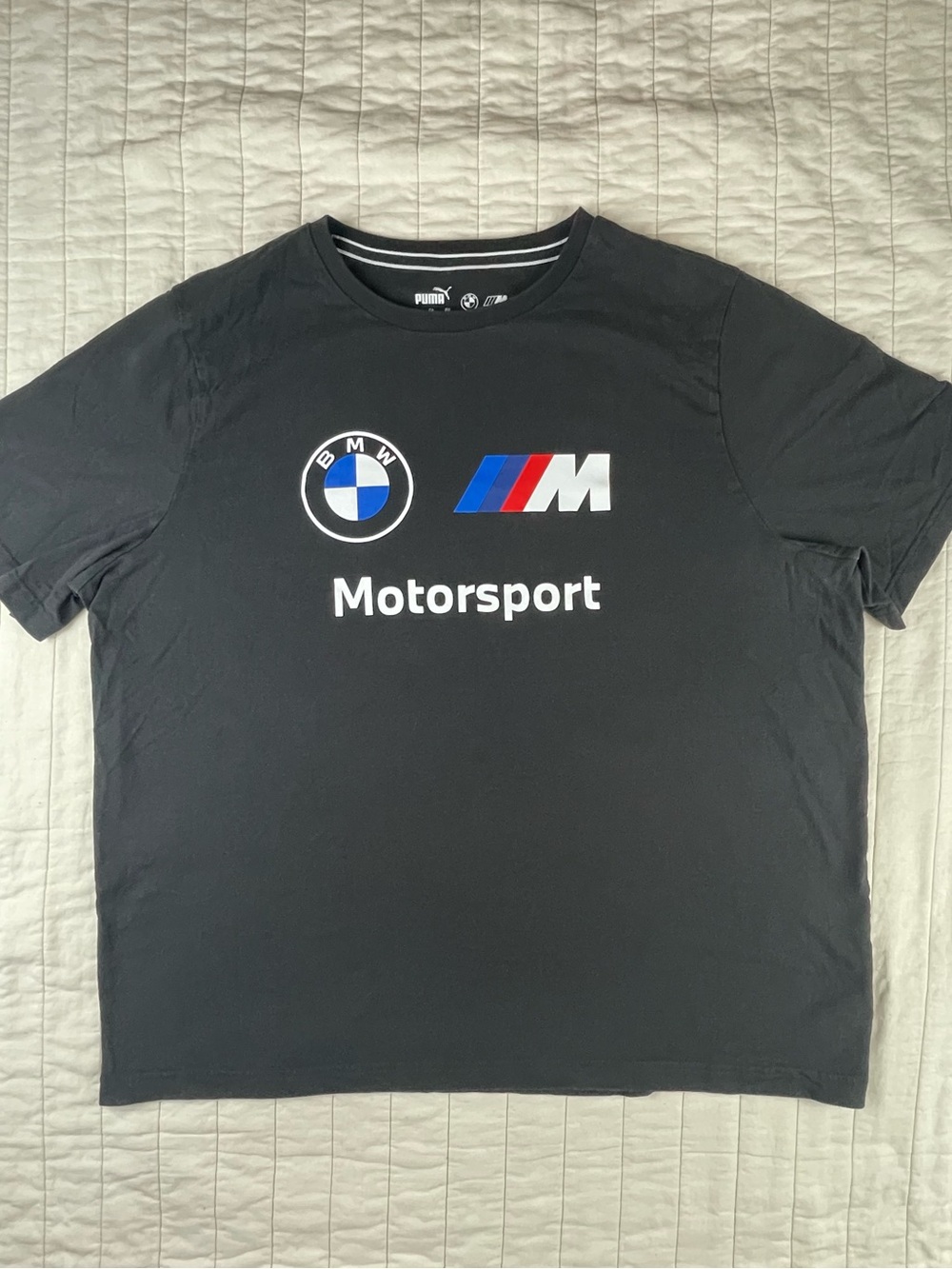 Puma BMW Motorsport Men's Black Logo Tee XXL